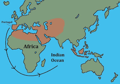 sailing around the tip of Africa